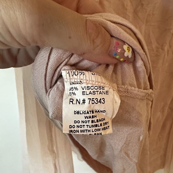 BELLAMBRA | Silk Tank Top Powder Pink Size Scoop Neck Viscose Lined - Picture 13 of 16